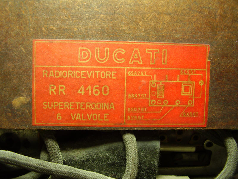 Ducati RR4160 1948 nazionalità Italiana
